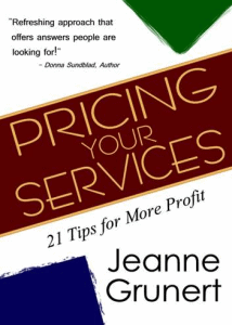 Jeanne Grunert's pricing book