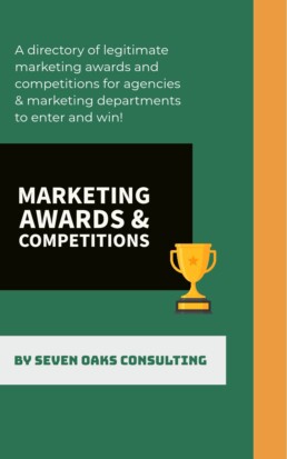 marketing awards book cover