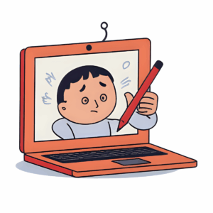 sad blog cartoon made with Canva AI